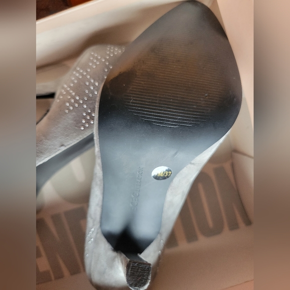 BCBGeneration Soft Gray studded heels - Picture 4 of 4